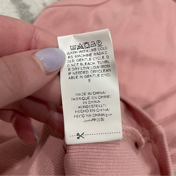 SHEIN Pink Ribbed High Neck Tank Top - Picture 3 of 8